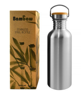 Bambaw Stainless Steel Reusable Water Bottle – 1L